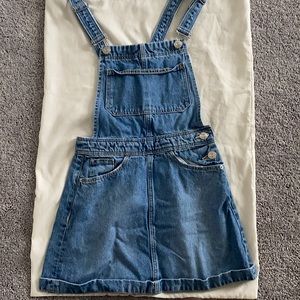 Overall Jean Skirt (Worn)